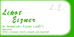 lipot eizner business card